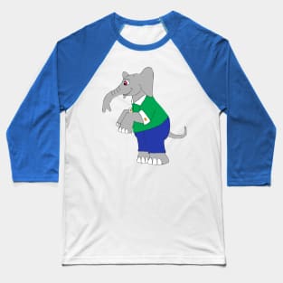 Dad Elephant Baseball T-Shirt